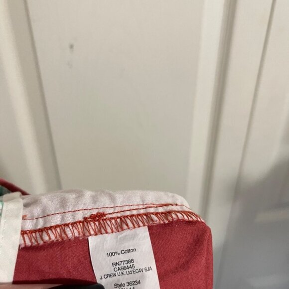 J. Crew Womens Pink Mid Rise Pockets Cotton Broken In Chino Shorts Size 4 - Picture 5 of 8